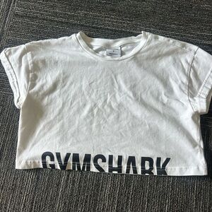 Gymshark White Short Sleeve Tee Classic Crew